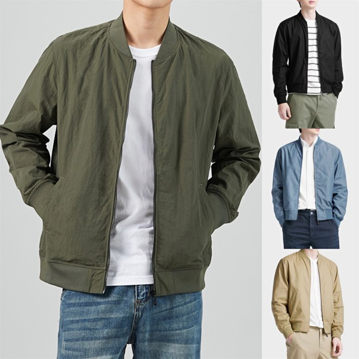 Bomber jacket fashion mens