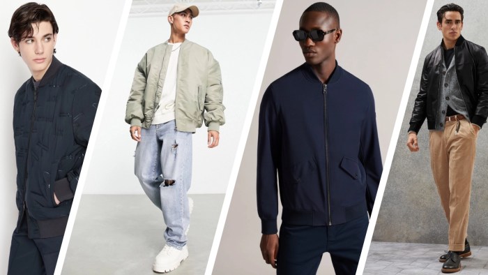 Bomber jacket fashion mens